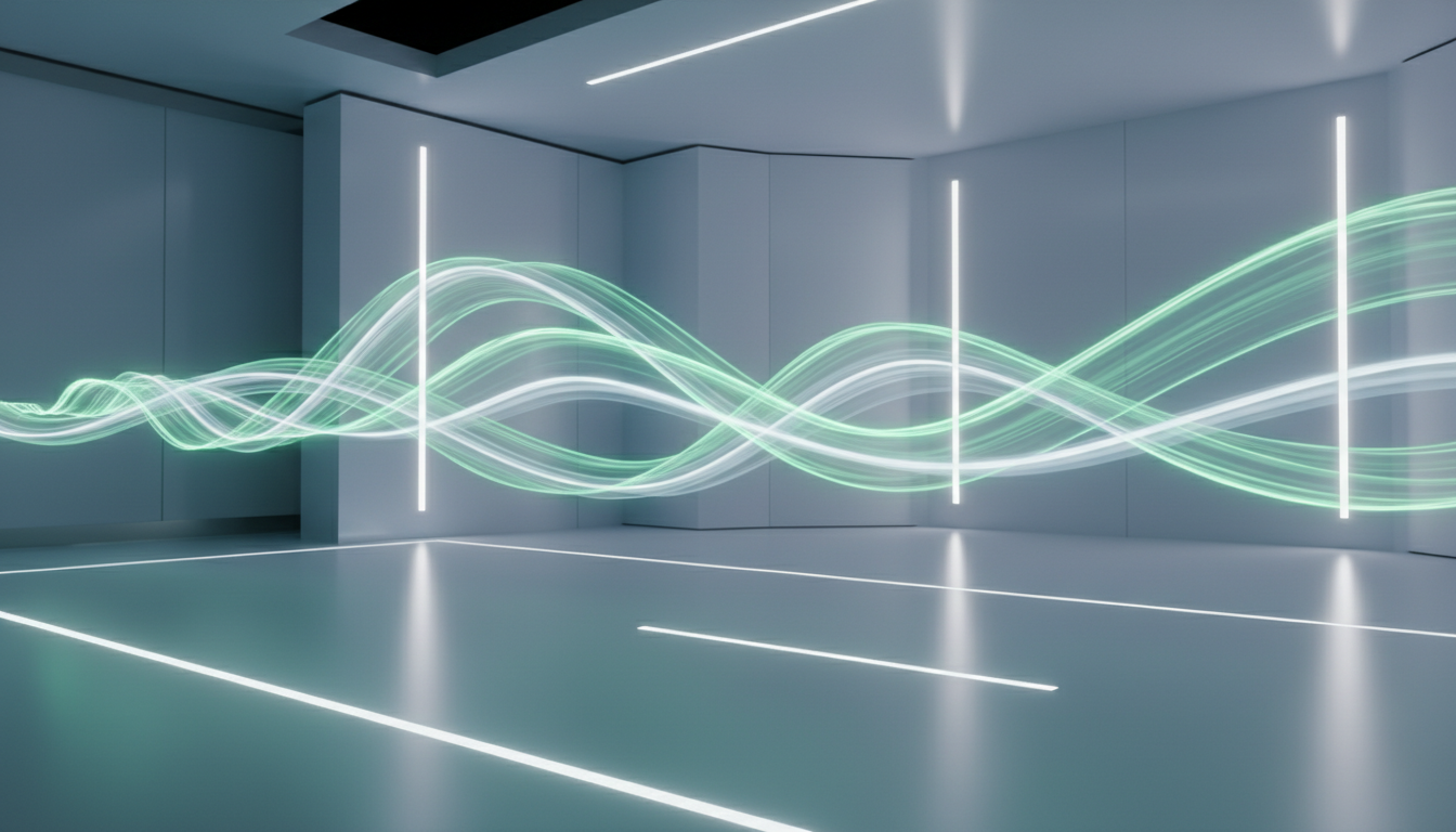 Abstract cinematic motion blur background